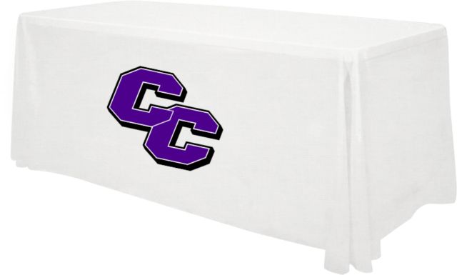 Curry College 6 foot Table Throw Curry College Primary Athletic Mark - ONLINE ONLY