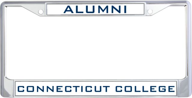 Connecticut College Alumni Metal License Plate Frame in Alumni - ONLINE ONLY