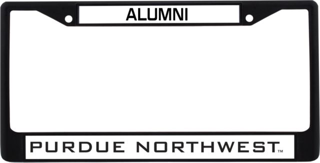Purdue Northwest Alumni Metal License Plate Frame in Purdue Northwest - ONLINE ONLY