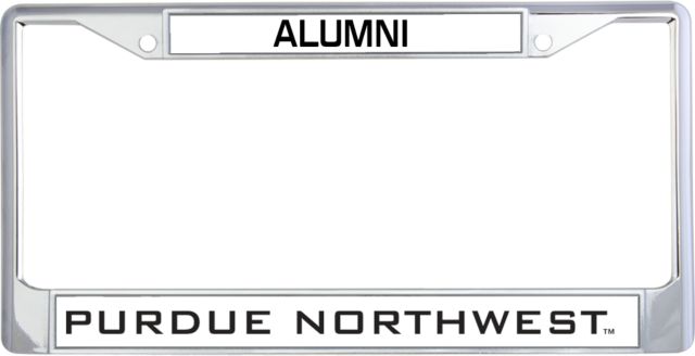 Purdue Northwest Alumni Metal License Plate Frame in Purdue Northwest - ONLINE ONLY