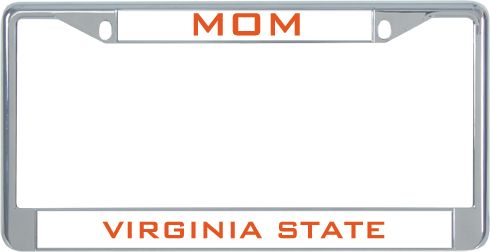 Virginia State Mom Metal License Plate Frame in Mom - ONLINE ONLY