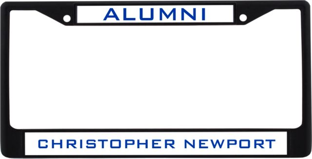 Christopher Newport Alumni Metal License Plate Frame in Alumni - ONLINE ONLY