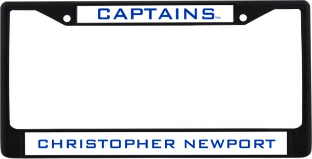 Christopher Newport Metal License Plate Frame in Mascot - ONLINE ONLY