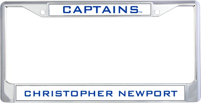 Christopher Newport Metal License Plate Frame in Mascot - ONLINE ONLY