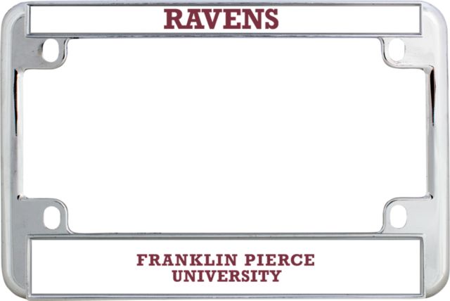 Franklin Pierce Metal Motorcycle License Plate Frame in Franklin Pierce University - ONLINE ONLY