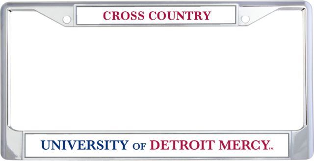 Detroit Mercy Metal License Plate Frame in University of Detroit Mercy - ONLINE ONLY