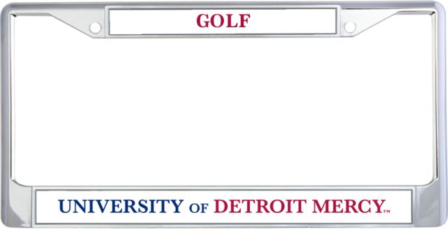 Detroit Mercy Metal License Plate Frame in University of Detroit Mercy - ONLINE ONLY