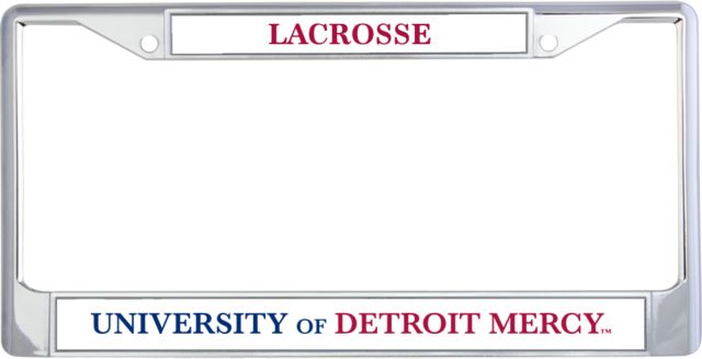 Detroit Mercy Metal License Plate Frame in University of Detroit Mercy - ONLINE ONLY