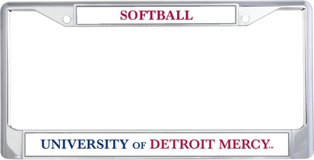Detroit Mercy Metal License Plate Frame in University of Detroit Mercy - ONLINE ONLY