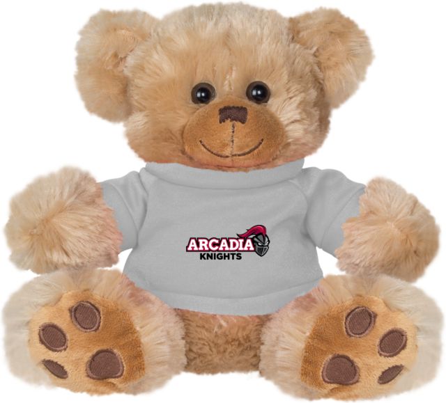Arcadia Plush Big Paw 8 1/2 inch Bear w/Grey Shirt Official Logo - ONLINE ONLY