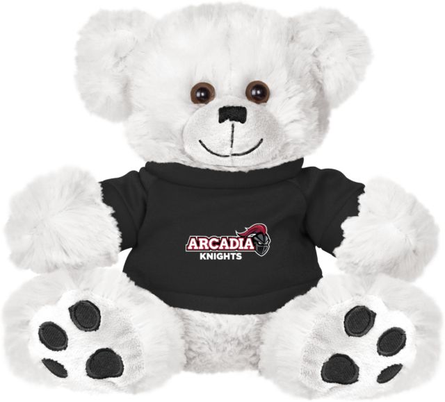 Arcadia Plush Big Paw 8 1/2 inch Bear w/Black Shirt Official Logo - ONLINE ONLY
