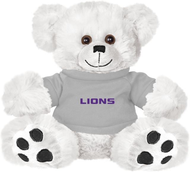 North Alabama Plush Big Paw 8 1/2 inch Bear w/ Shirt Lions Wordmark - ONLINE ONLY