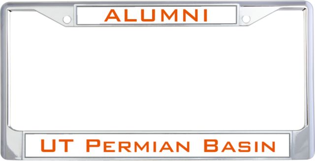 UT Permian Basin Alumni Metal License Plate Frame in Alumni - ONLINE ONLY