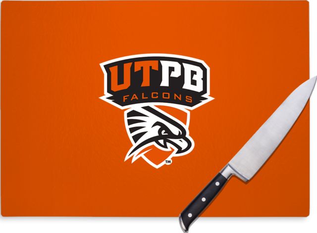 UT Permian Basin Cutting Board Official Logo - ONLINE ONLY