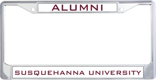 Susquehanna Alumni Metal License Plate Frame in Alumni - ONLINE ONLY