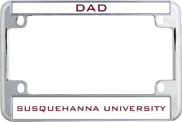 Susquehanna Metal Motorcycle License Plate Frame in Dad - ONLINE ONLY