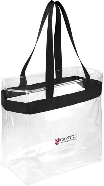 Capitol Technology Game Day Clear Stadium Tote Primary Mark - ONLINE ONLY
