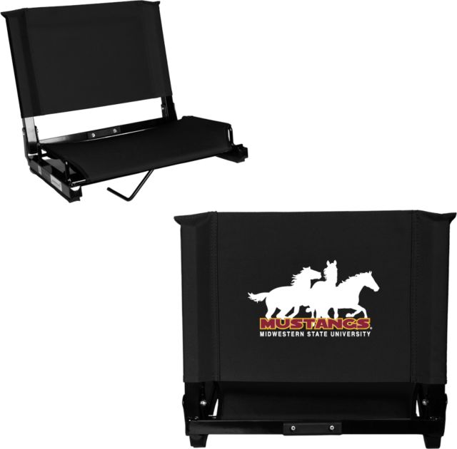 Midwestern State Stadium Chair MSU Mustangs Silhouette - ONLINE ONLY