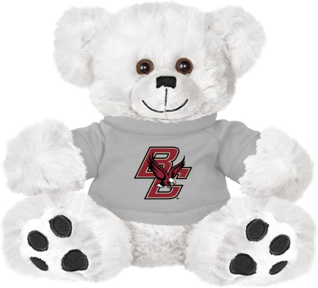 Boston College Plush Big Paw 8 1/2 inch Bear w/Shirt Primary Mark - ONLINE ONLY