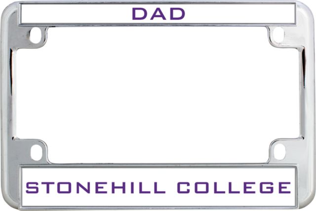 Stonehill Metal Motorcycle License Plate Frame in Dad - ONLINE ONLY