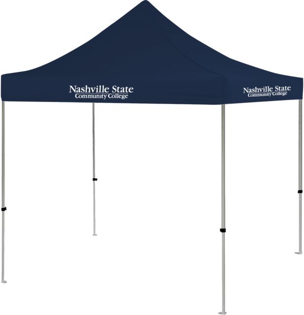 Nashville State 9 ft x 9 ft Tent Nashville State CC Wordmark - ONLINE ONLY