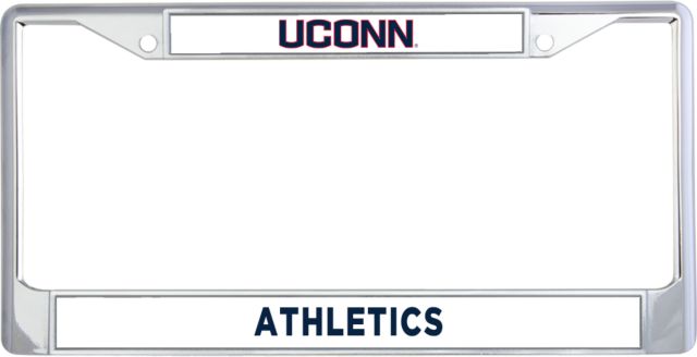 UConn Athletics Metal License Plate Frame