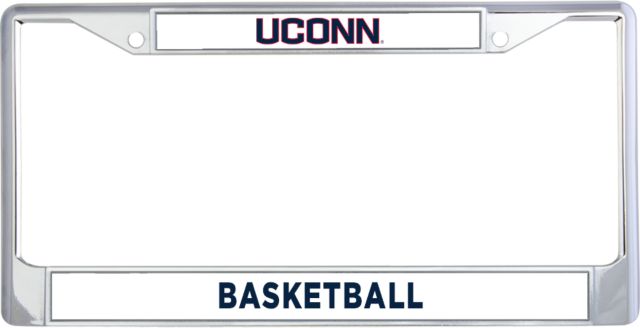 UConn Basketball Metal License Plate Frame