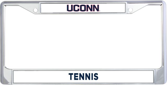 UConn Tennis Metal License Plate Frame