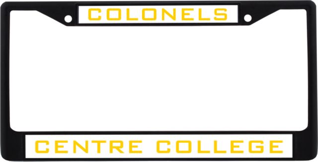 Centre Metal License Plate Frame in Colonels - ONLINE ONLY