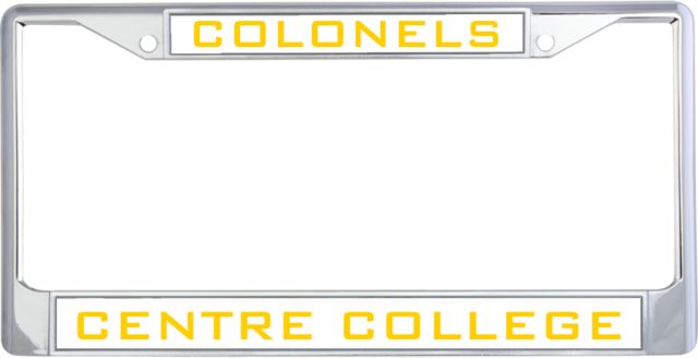Centre Metal License Plate Frame in Colonels - ONLINE ONLY