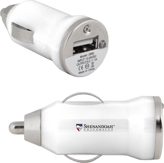 Shenandoah On the Go Car Charger Primary University Mark- ONLINE ONLY