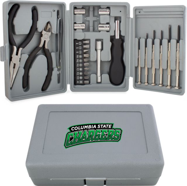 Columbia State CC Compact 26 Piece Deluxe Tool Kit Chargers - ONLINE ONLY