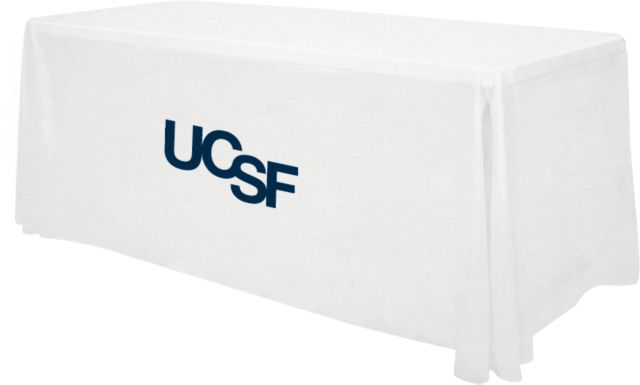 UCSF 6 foot Table Throw UCSF