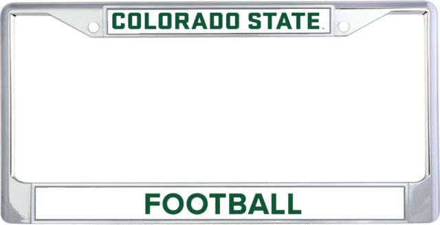 Colorado State Metal License Plate Frame in Colorado State Official Wordmark