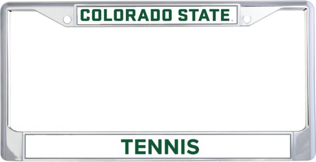 Colorado State Metal License Plate Frame in Colorado State Official Wordmark