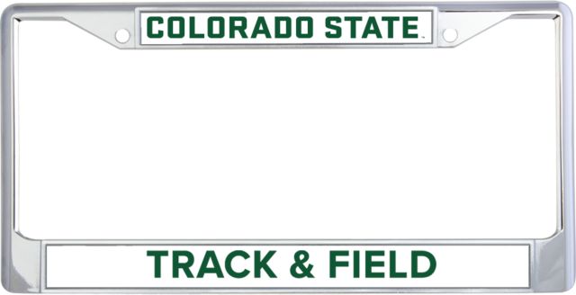 Colorado State Metal License Plate Frame in Colorado State Official Wordmark