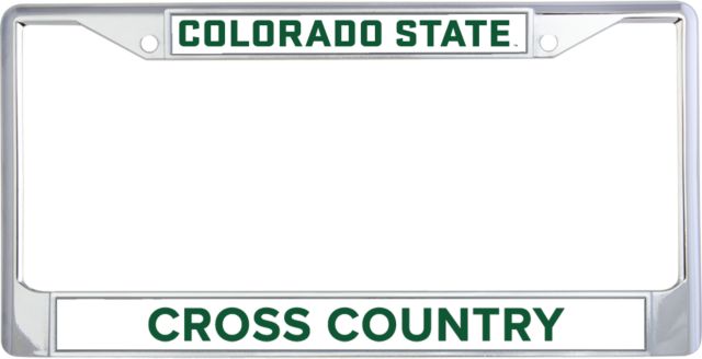 Colorado State Metal License Plate Frame in Colorado State Official Wordmark
