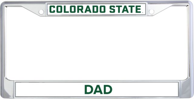 Colorado State Metal License Plate Frame in Colorado State Official Wordmark