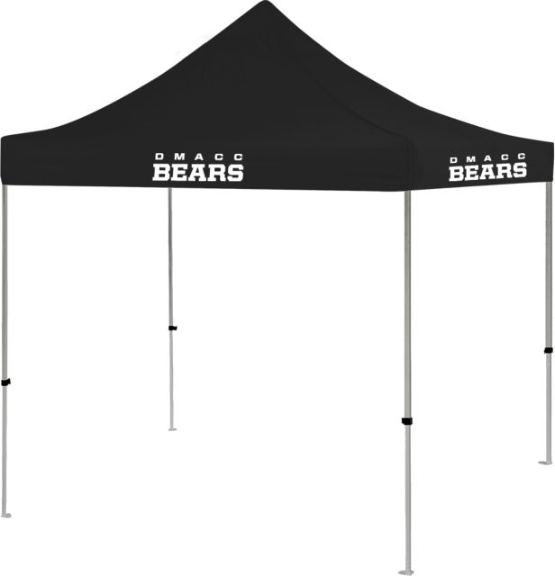 Des Moines 9 ft x 9 ft Tent DMACC Bears Wordmark - ONLINE ONLY