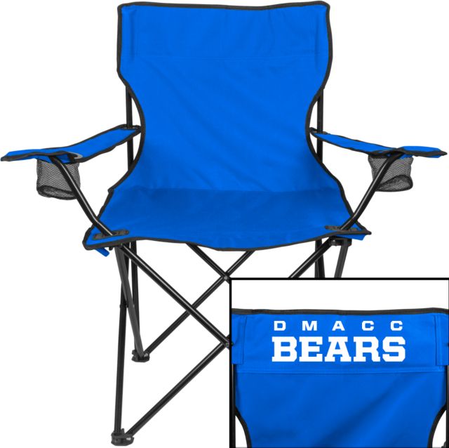 Des Moines Deluxe Captains Chair DMACC Bears Wordmark - ONLINE ONLY