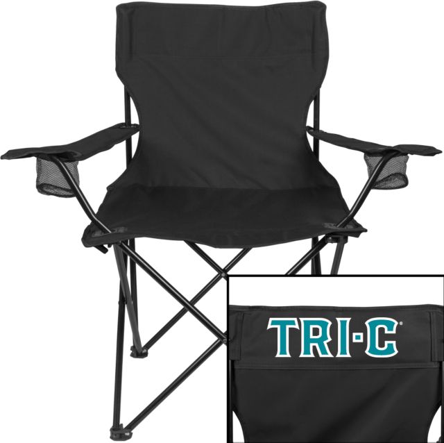 Cuyahoga CC Deluxe Captains Chair Tri-C Wordmark - ONLINE ONLY