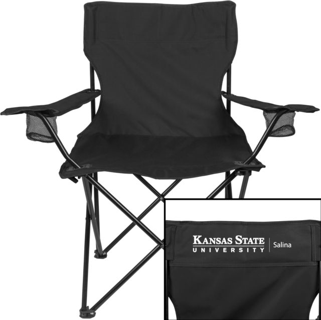 Kansas State Deluxe Captains Chair K State Salina - ONLINE ONLY