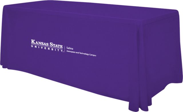 Kansas State 6 foot Table Throw K State Salina Aerospace and Tech Campus Horizontal - ONLINE ONLY