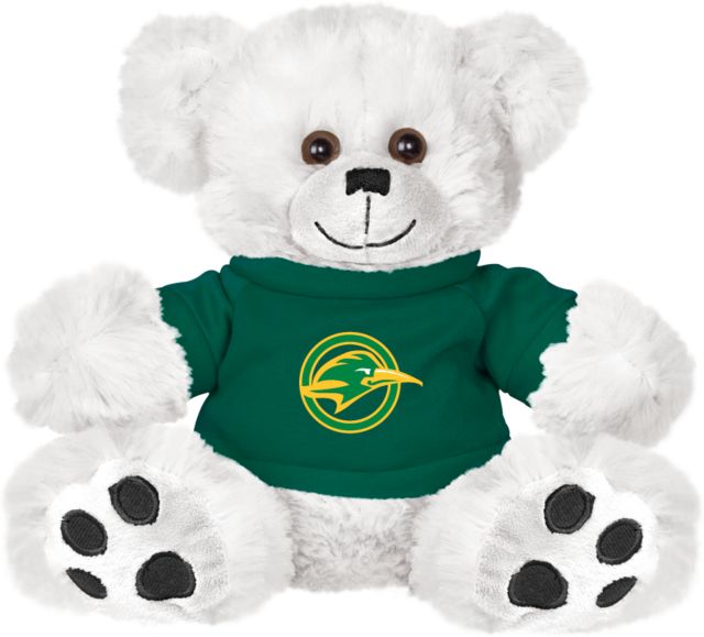Crafton Hills Plush Big Paw 8 1/2 inch Bear w/Dark Shirt Crafton Hills College Roadrunner Head in Circle - ONLINE ONLY