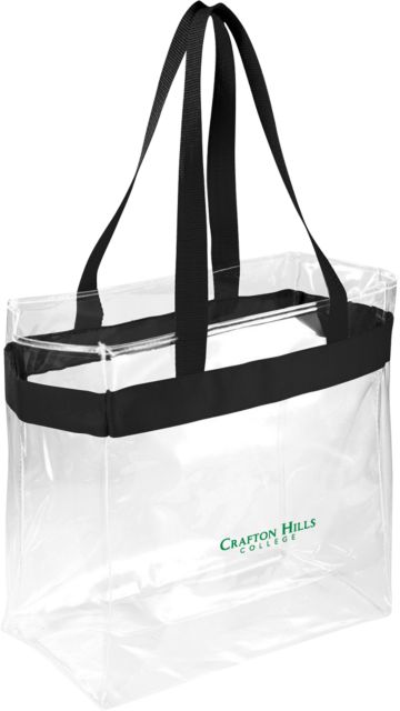Crafton Hills Game Day Clear Stadium Tote Crafton Hills College Wordmark - ONLINE ONLY