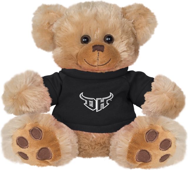 Cal State Domiguez Hills Plush Big Paw 8 1/2 inch Bear w/Black Shirt Secondary Mark - ONLINE ONLY