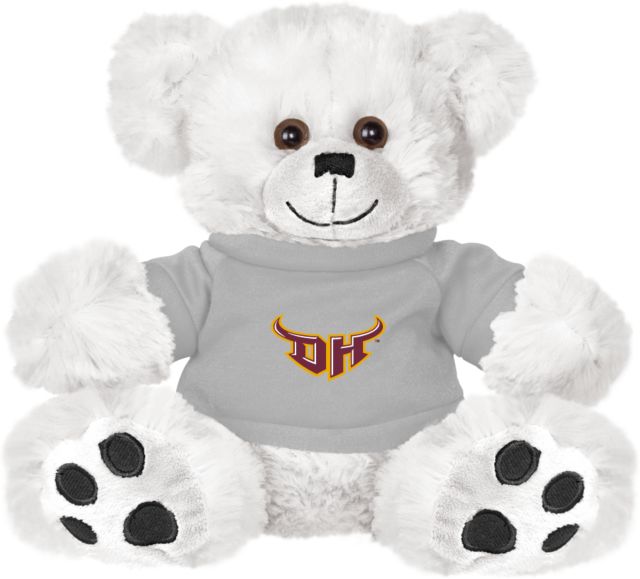 Cal State Domiguez Hills Plush Big Paw 8 1/2 inch Bear w/Grey Shirt Secondary Mark - ONLINE ONLY