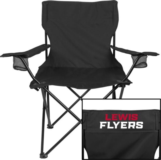 Lewis Deluxe Captains Chair Lewis Flyers Wordmark - Vertical