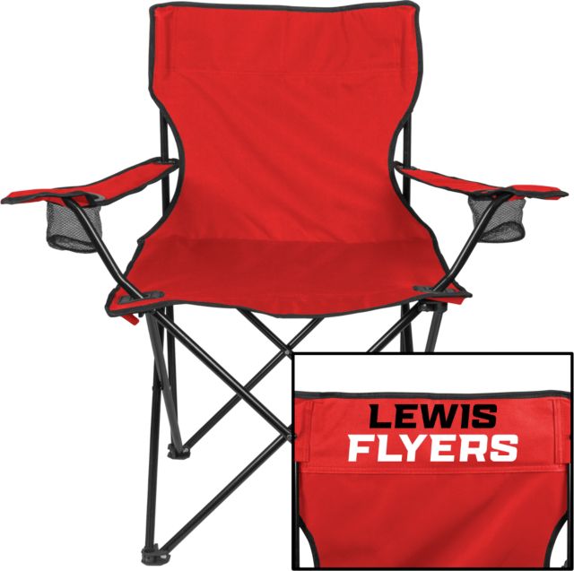Lewis Deluxe Captains Chair Lewis Flyers Wordmark - Vertical