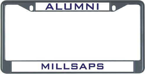 Millsaps Alumni Metal License Plate Frame in Alumni - ONLINE ONLY